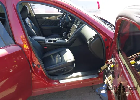 2014 Infiniti Q50 Premium from USA, damaged, VIN JN1BV7AP5EM676316